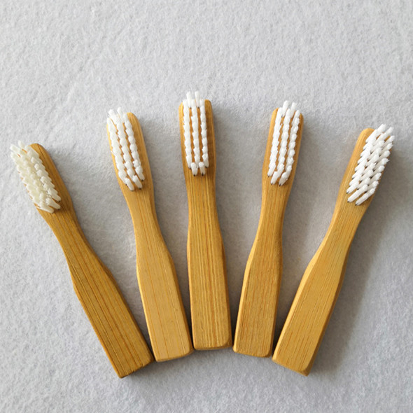 Short flat handle bamboo toothbrush head TGN Toothbrush Manufacturers