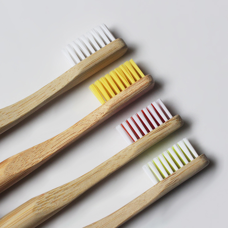 Natural environmentally friendly carbonized bamboo toothbrush TGN
