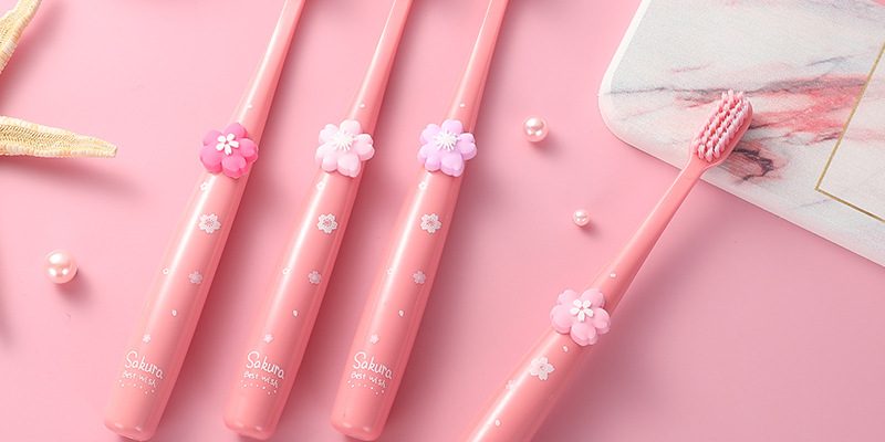 Cherry blossom toothbrush (2)